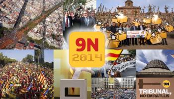 Mosaic d'imatge prèvies al 9-N. 