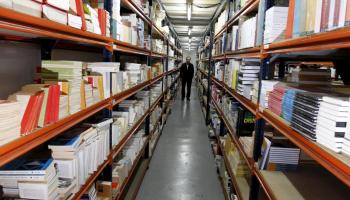 Francesc Moll a l'Editorial. 