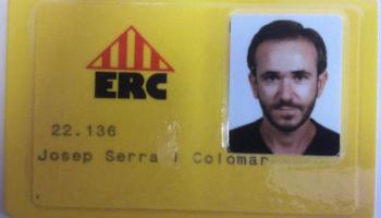 carnet de militant de Serra. 
