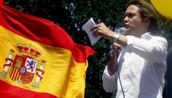 PALMA MANIFESTACION CONTRA EL CATALAN ORGANIZADA POR EL CIRCULO BALE