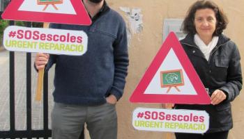 El regidor Antoni Noguera i la diputada Fina Santiago demanen actuacions als centres educatius. 