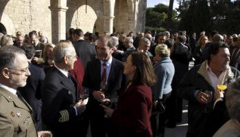 Nombroses autoritats i personalitats del món civil, social i econòmic han assistit a la celebració desenvolupada al Palau de l'Almudaina. 
