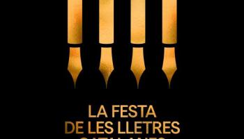 Cartell de l'edició d'enguany de la festa de les lletres catalanes.