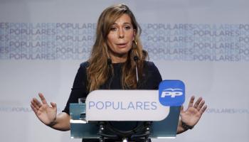 Alicia Sánchez Camacho, presidenta del PP català, ha lamentat aquest dissabte l' "espectacle ridícul" de Mas i Junqueras.