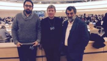 Els representants d'Escola Valenciana. 