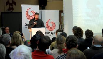 Imatges de l'assemblea constituent de Guanyem a Ciutat.