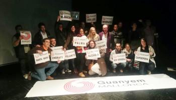 Els diferents portaveus de les plataformes constituïdes de Guanyem han participat en l'assemblea celebrada a Manacor. 