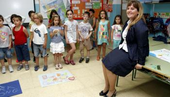 INCA - LA CONSELLERA JOANA MARIA CAMPS VISITA AL CEIP PONENT DE INCA.