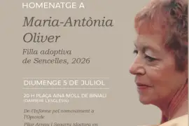 Homenatge a Maria-Ant&ograve;nia Oliver, filla adoptiva de Sencelles 2026