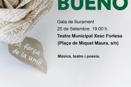 Els Premis Rosa Bueno 2026 es lliuraran el 25 de setembre al Teatre Xesc Forteza