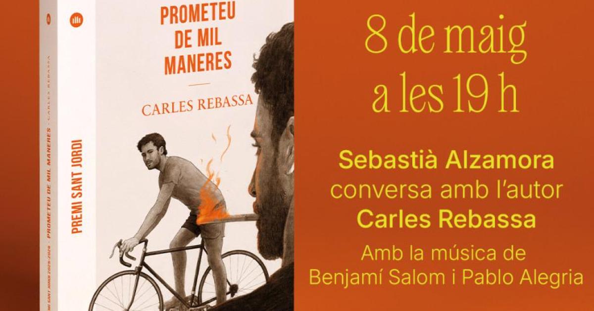L’Estudi General Lul·lià acull la presentació de ‘Prometeu de mil maneres’, de Carles Rebassa, Premi Sant Jordi