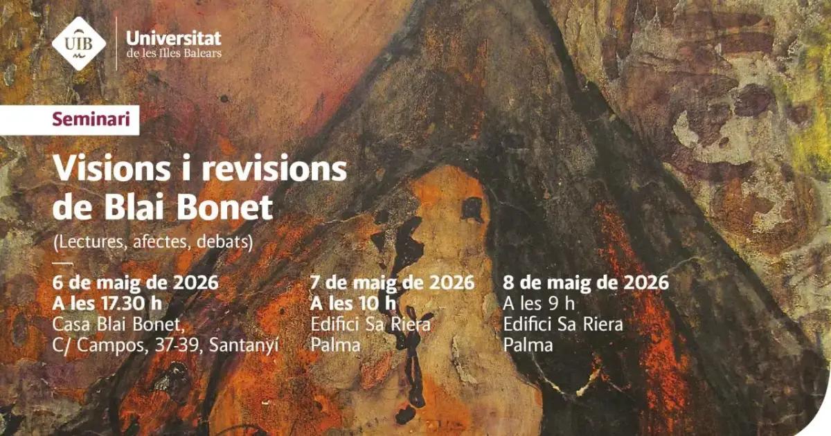 La UIB dedica una seminari a la revisió de l’obra de Blai Bonet