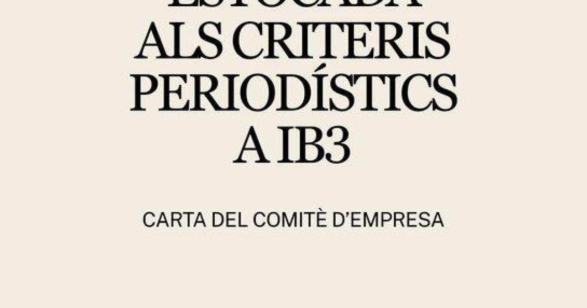 Greus denúncies del comitè d’empresa d’IB3: intents de censurar la concentració antifeixista i obligació de fer cròniques taurines