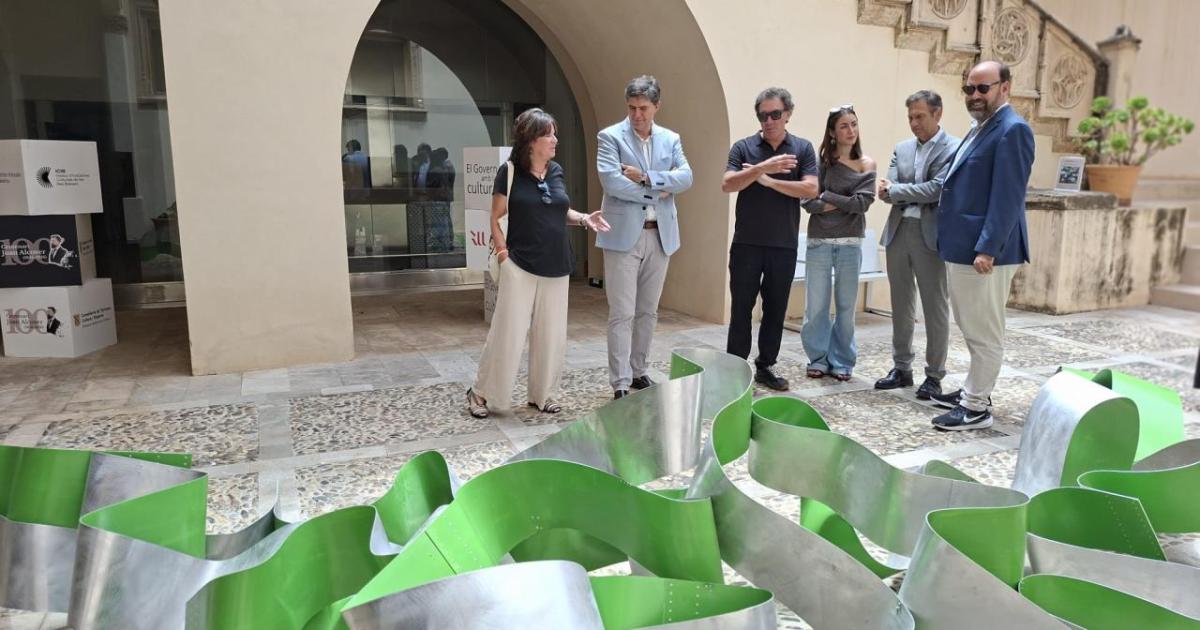 L'escultura Posidònia reivindica el valor dels ecosistemes marins mediterranis i la necessitat de preservar-los