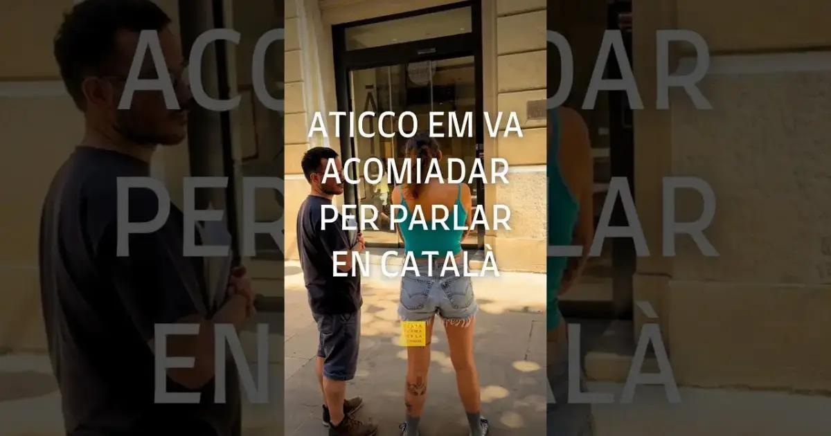 [VÍDEO] L’empresa Aticco acomiada una treballadora pel fet de parlar en català